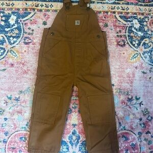 NWOT Carhartt Brown Kids Overalls
